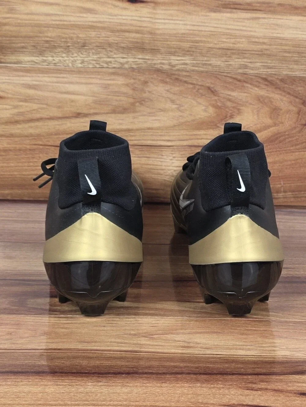 Nike Air Zoom Vapor Pro 1 Football Cleats Black Gold FB3298-003 Mens Sz 12.5 NEW